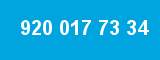 920 017 73 34 920 017 73 34